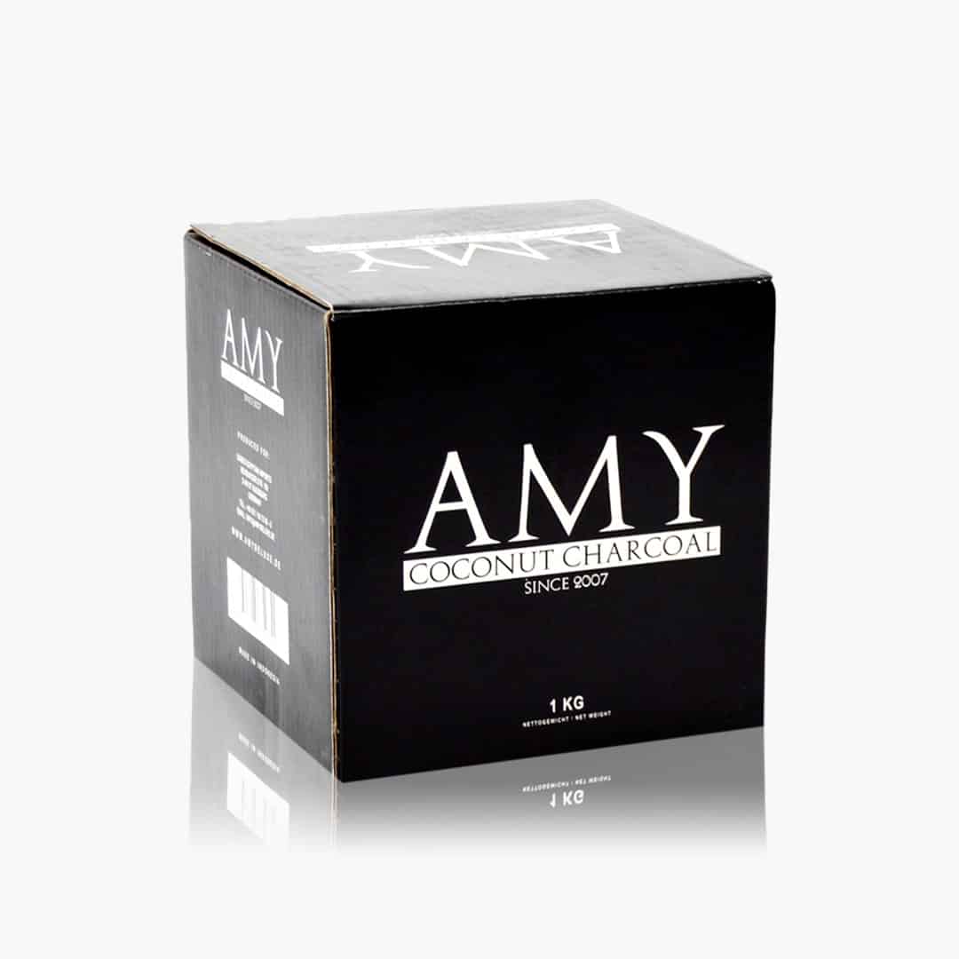 AMY Deluxe Gold Coconut Charcoal kg verpackung