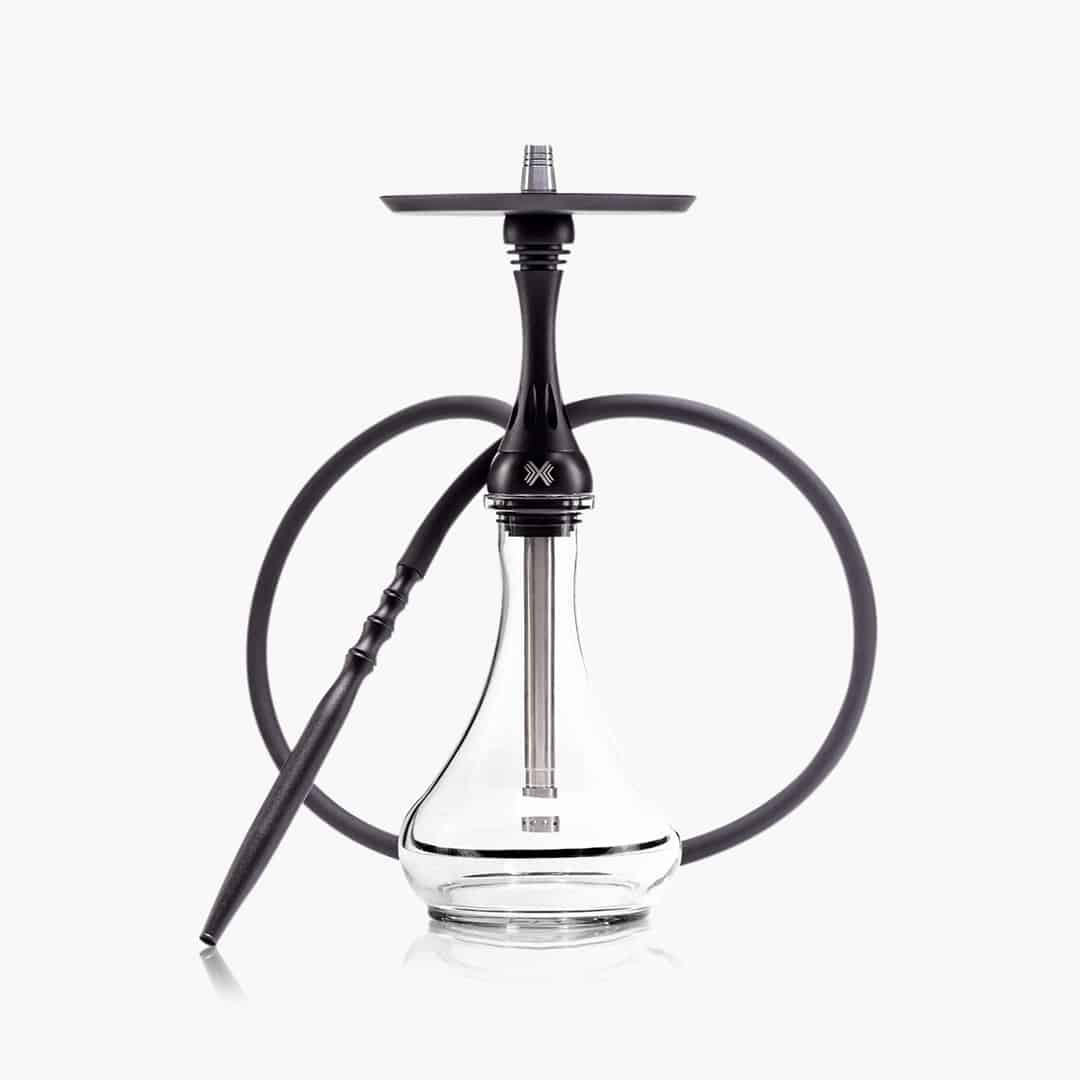 alpha hookah model black matte