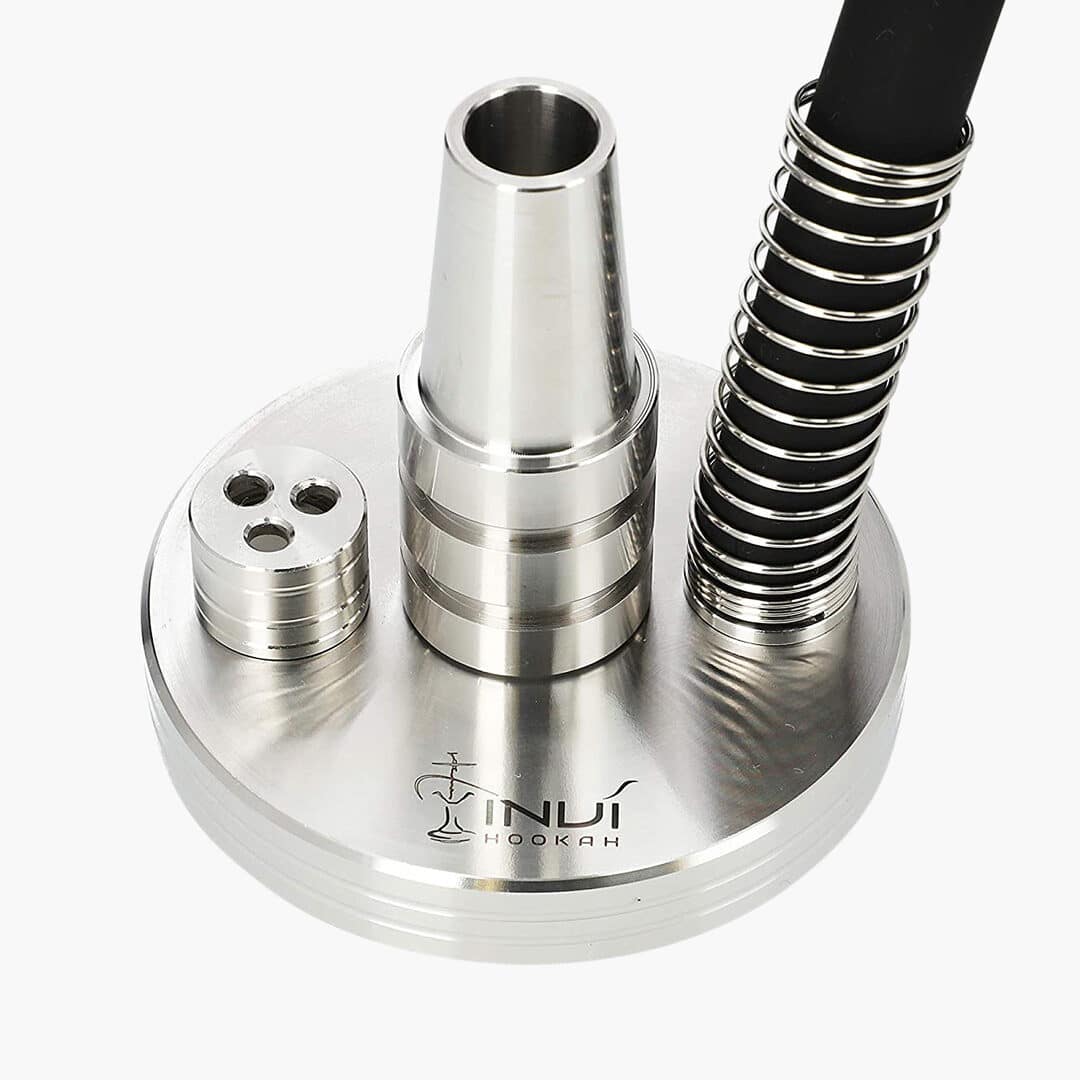 invi nano shisha edelstahl black edition base