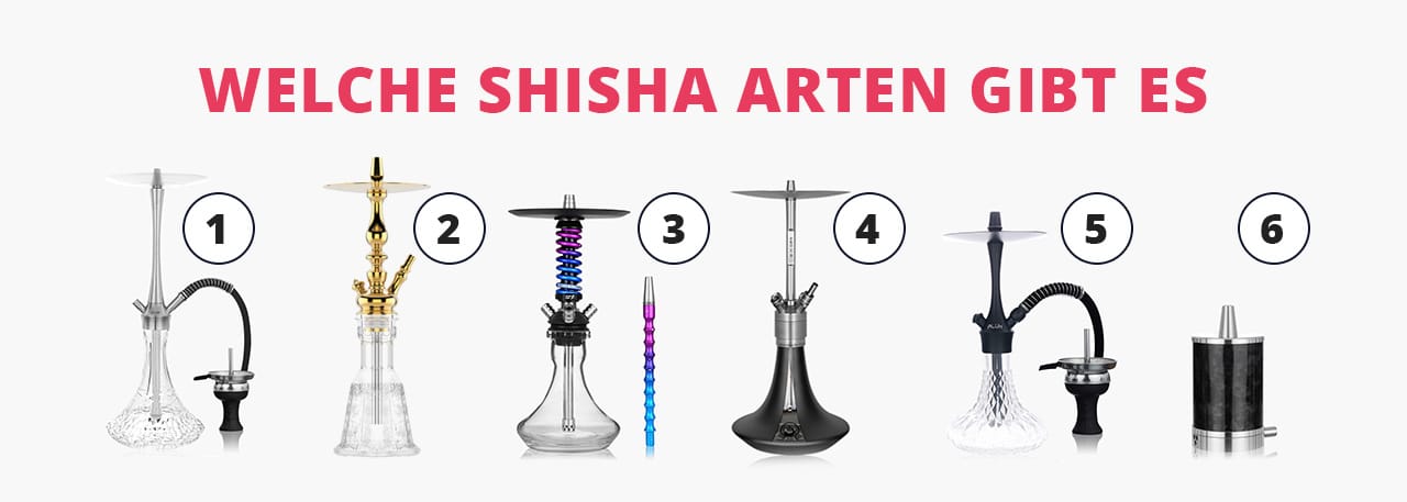 welche shisha arten gibt es