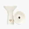 Bee Hookah Phunnel Unglazed White