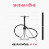 groesse first hookah core light clear