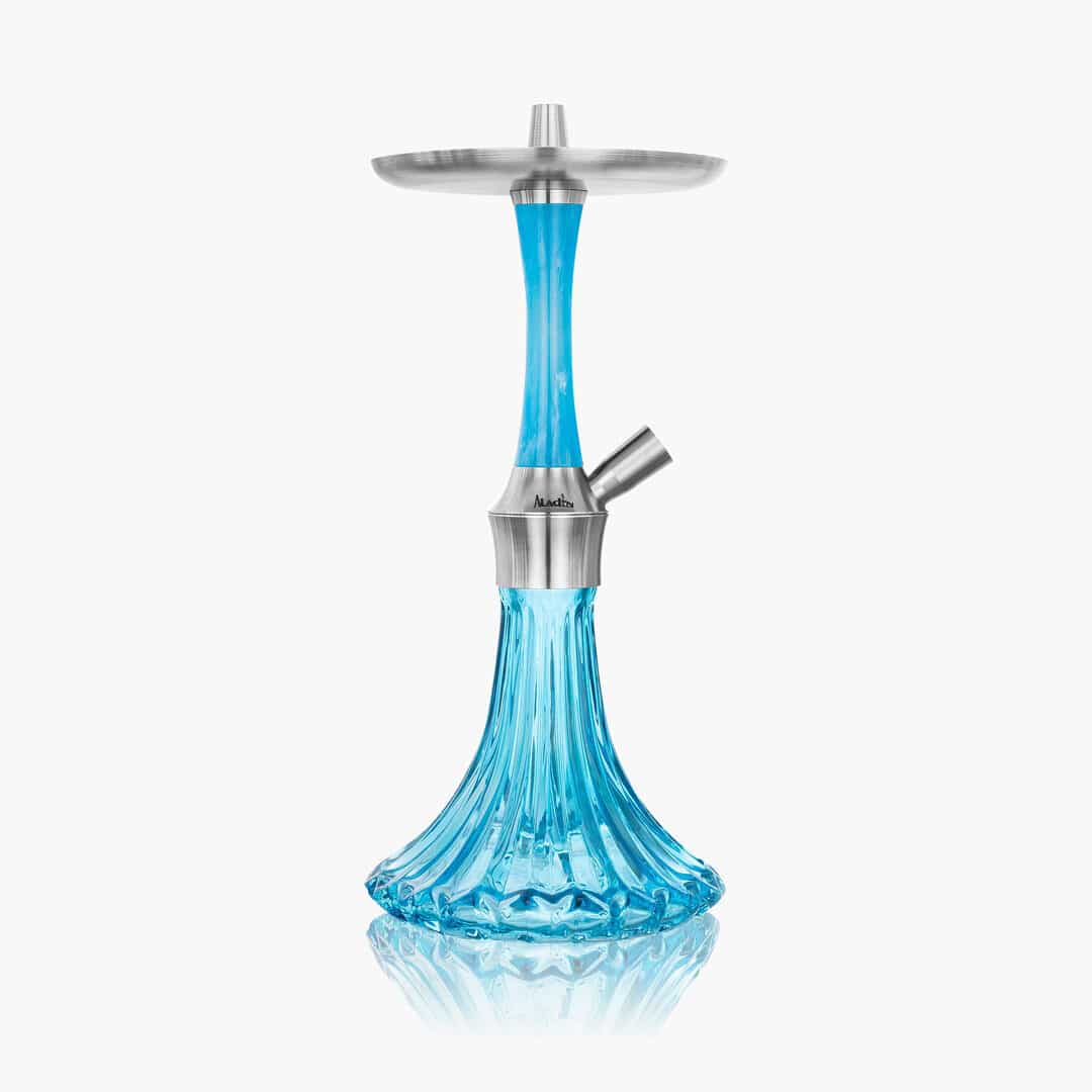 aladin epox  turquoise maldives pattern turquoise shisha