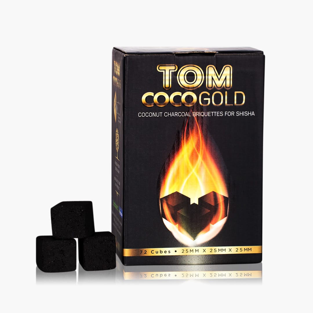 TOM COCO | Oro | 1kg | 25mm | Carbone per shisha