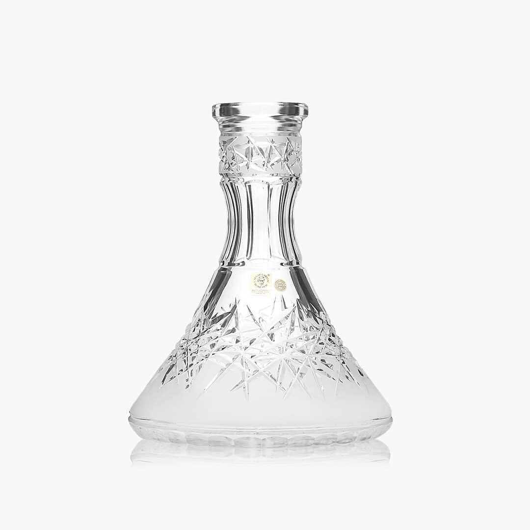 caesar crystal shisha steck bowl cono hoarfrost down clear