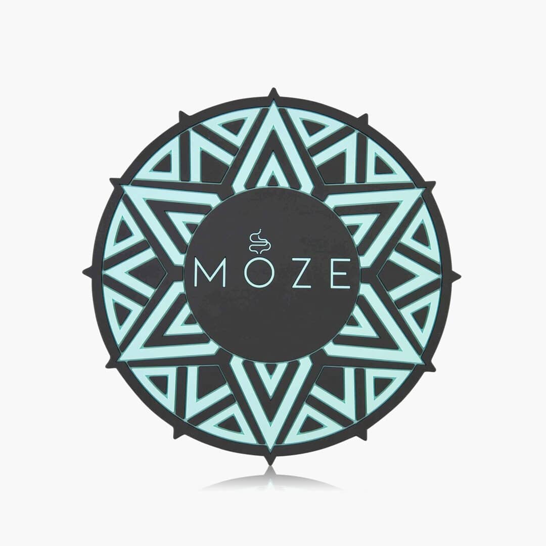 moze shisha coaster mint