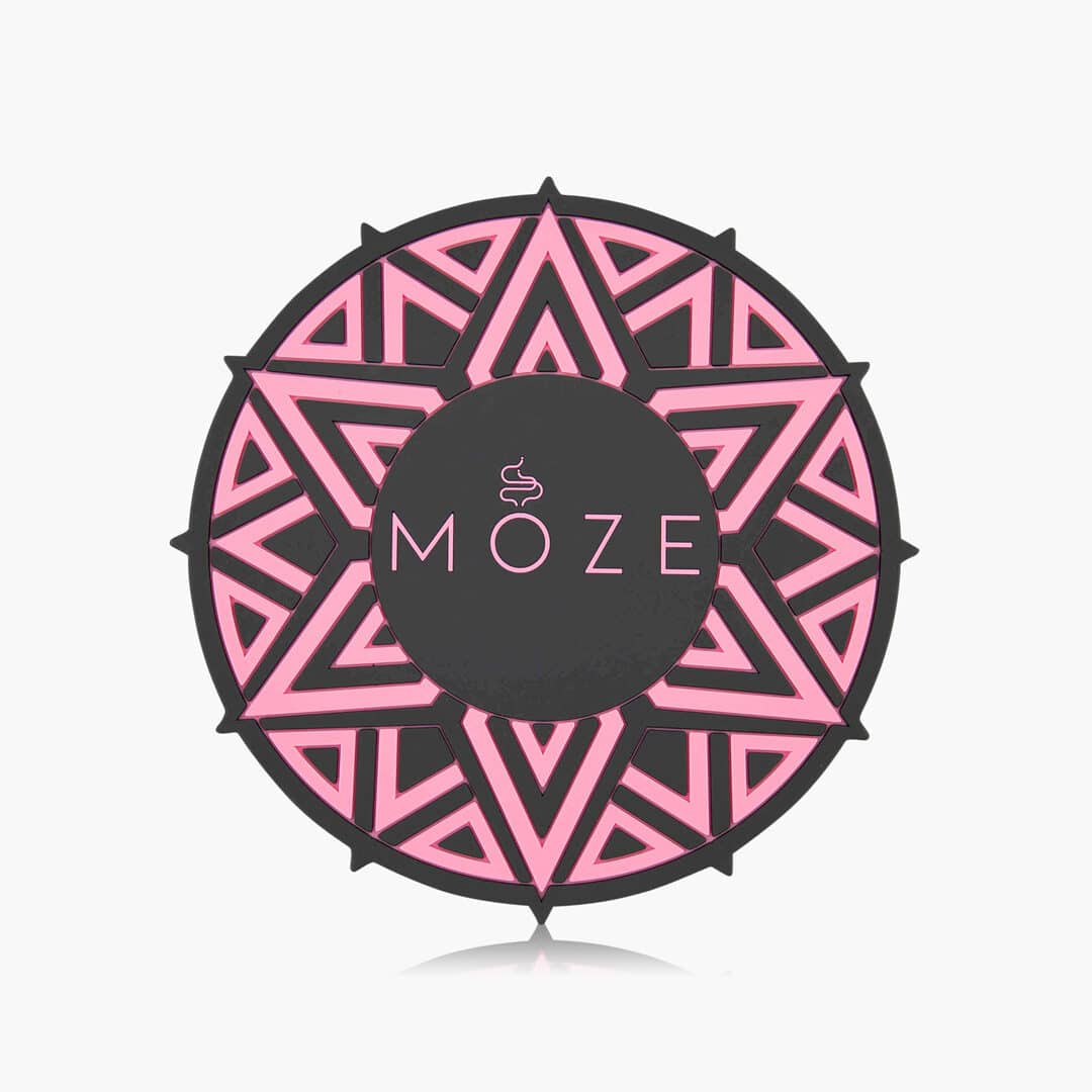 moze shisha coaster pink