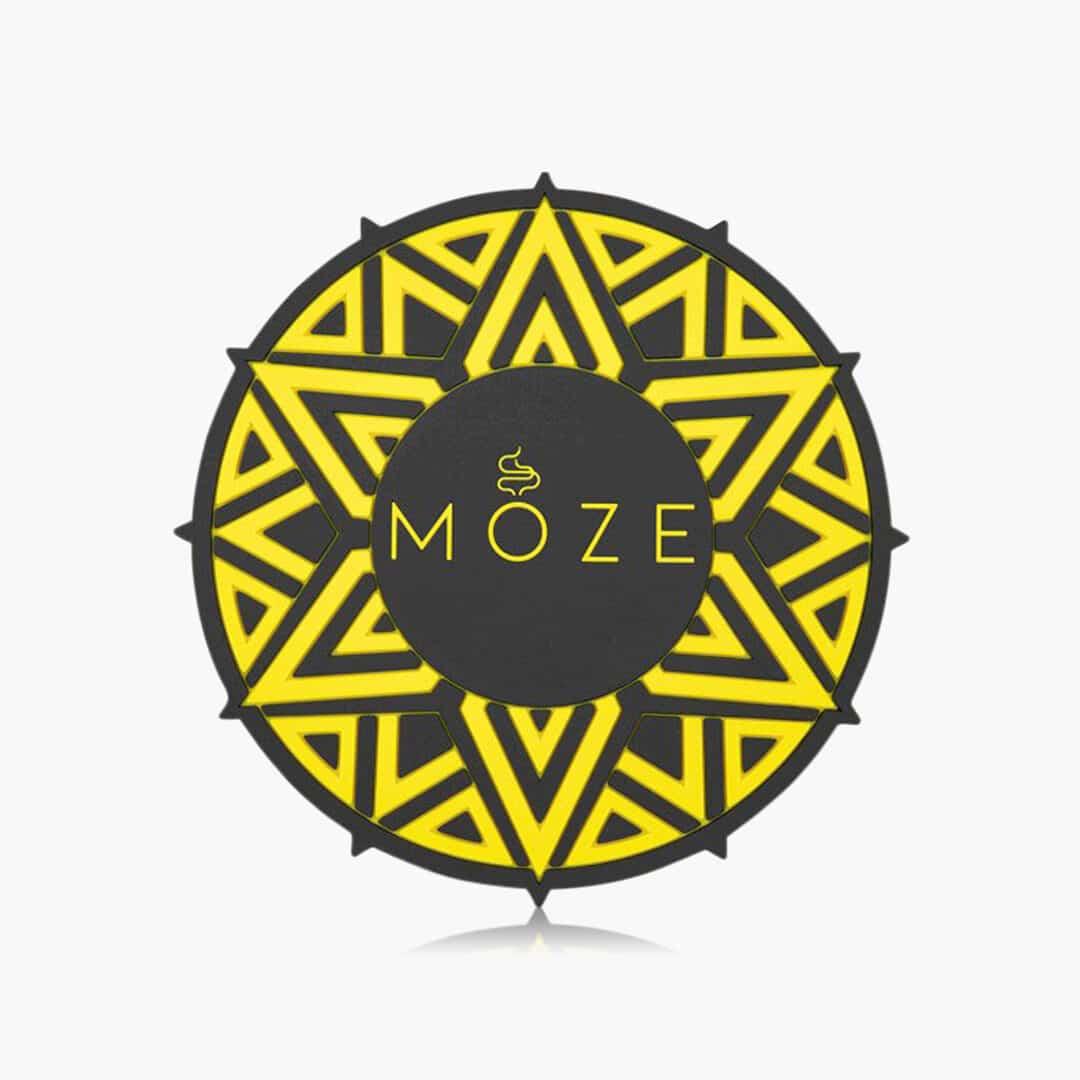 moze shisha coaster giallo