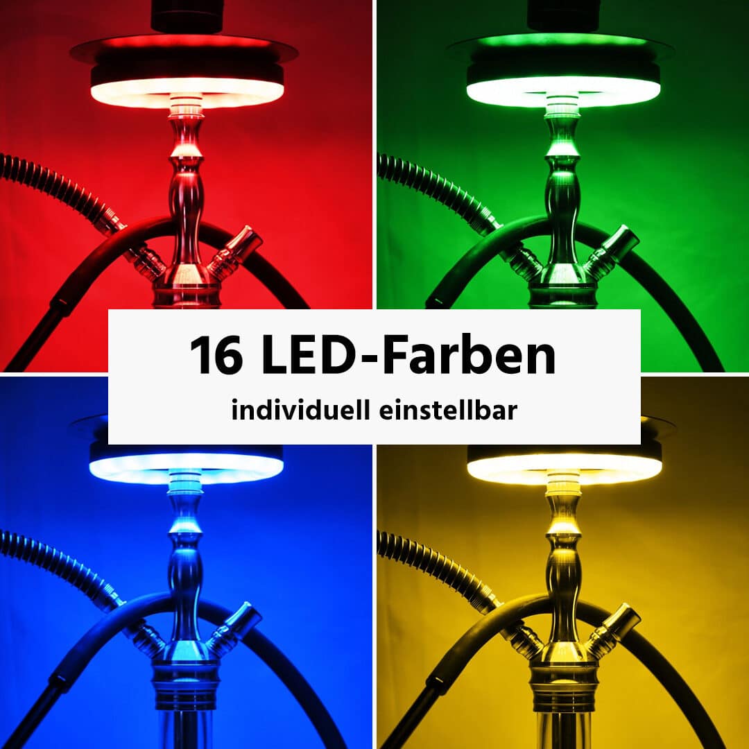 azlan ufo light led shisha led ring farben