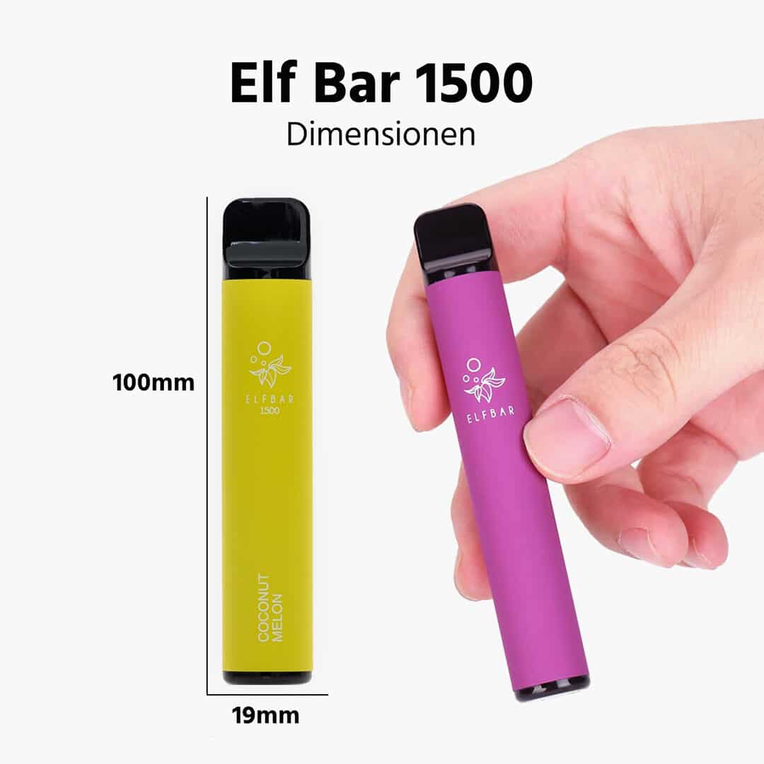 elf bar  coconut melon kokosnuss melone groesse