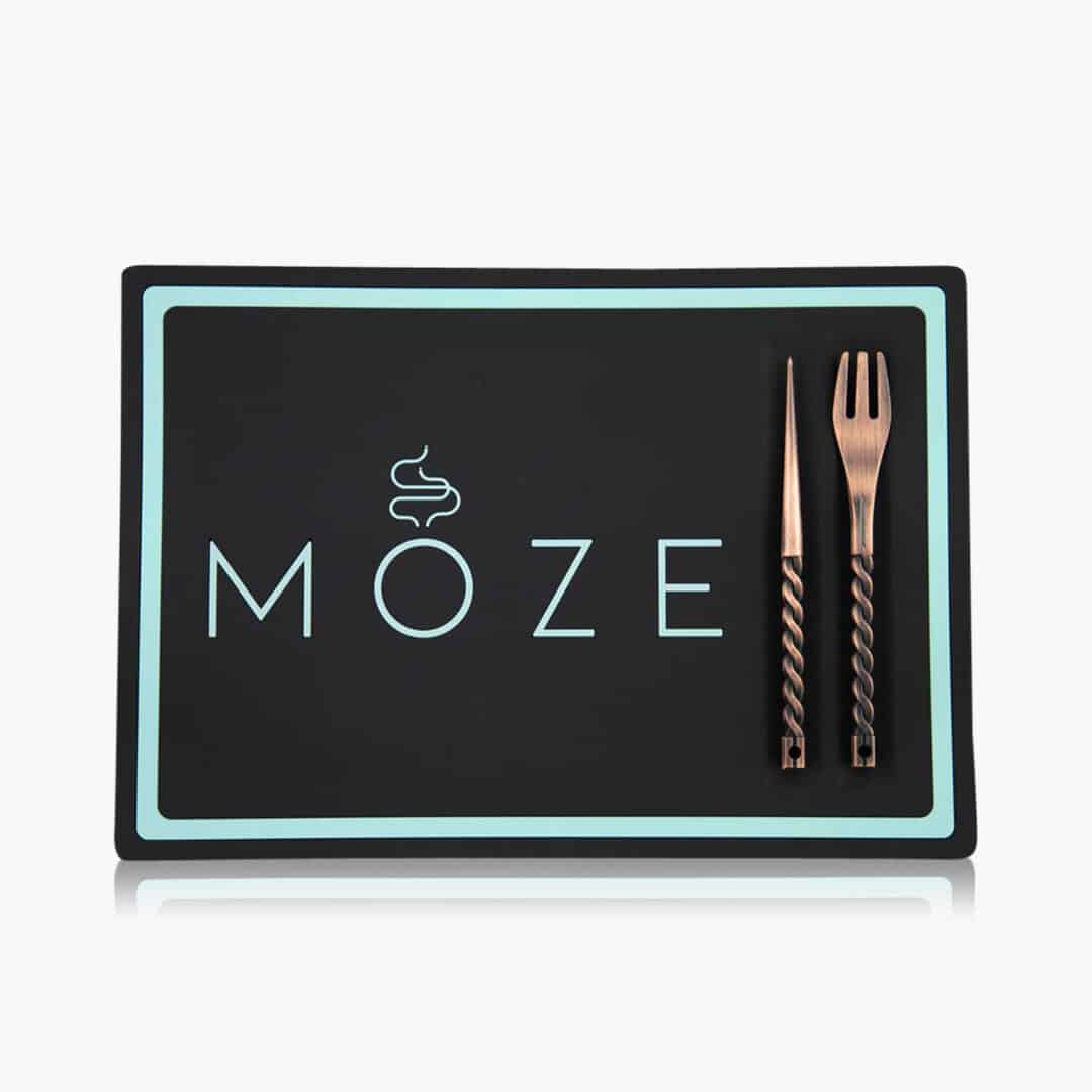 moze headrest mat mint