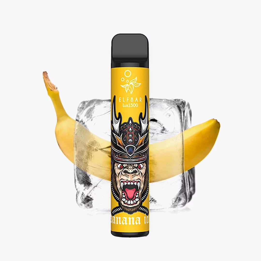 elf bar lux  banana ice bananen eis