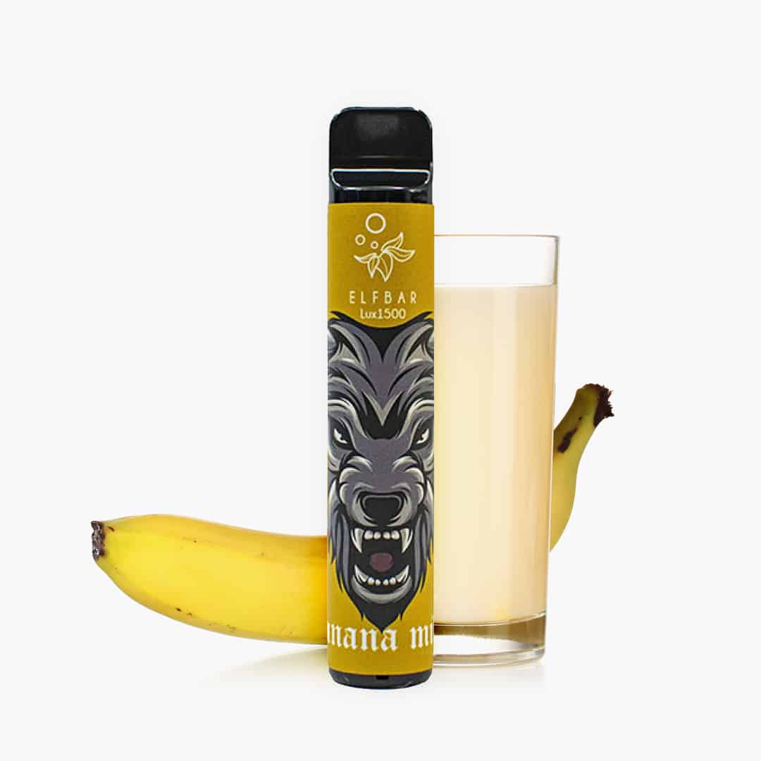 elf bar lux  banana milk bananan milkshake