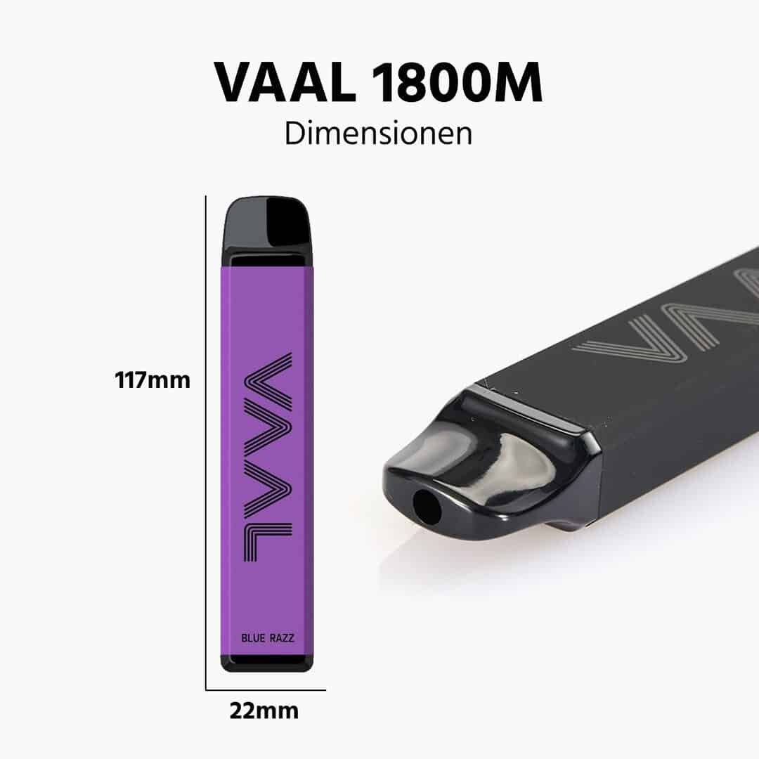 vaal m blue razz blaue himbeeren groesse