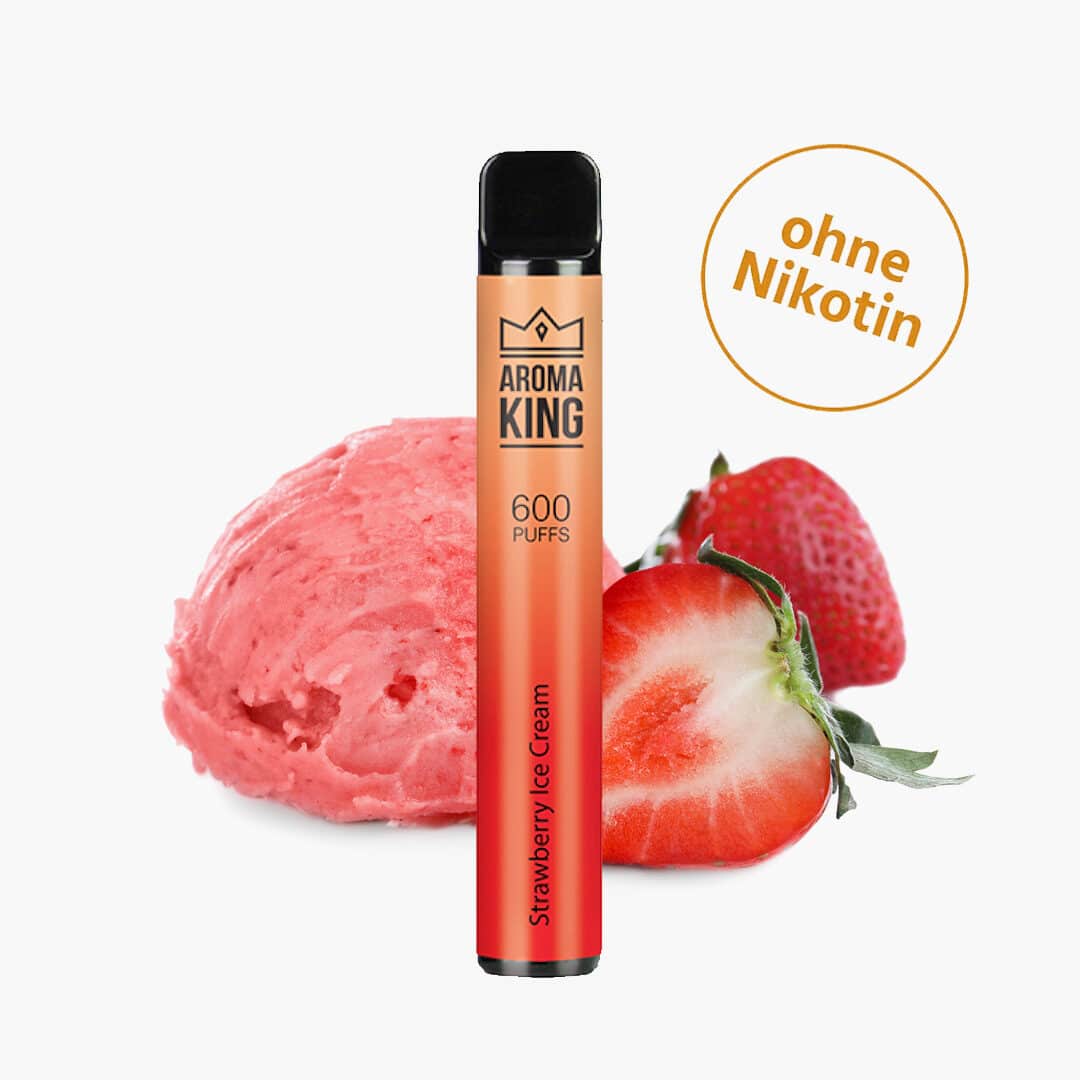 aroma king  strawberry ice cream nikotinfrei mg
