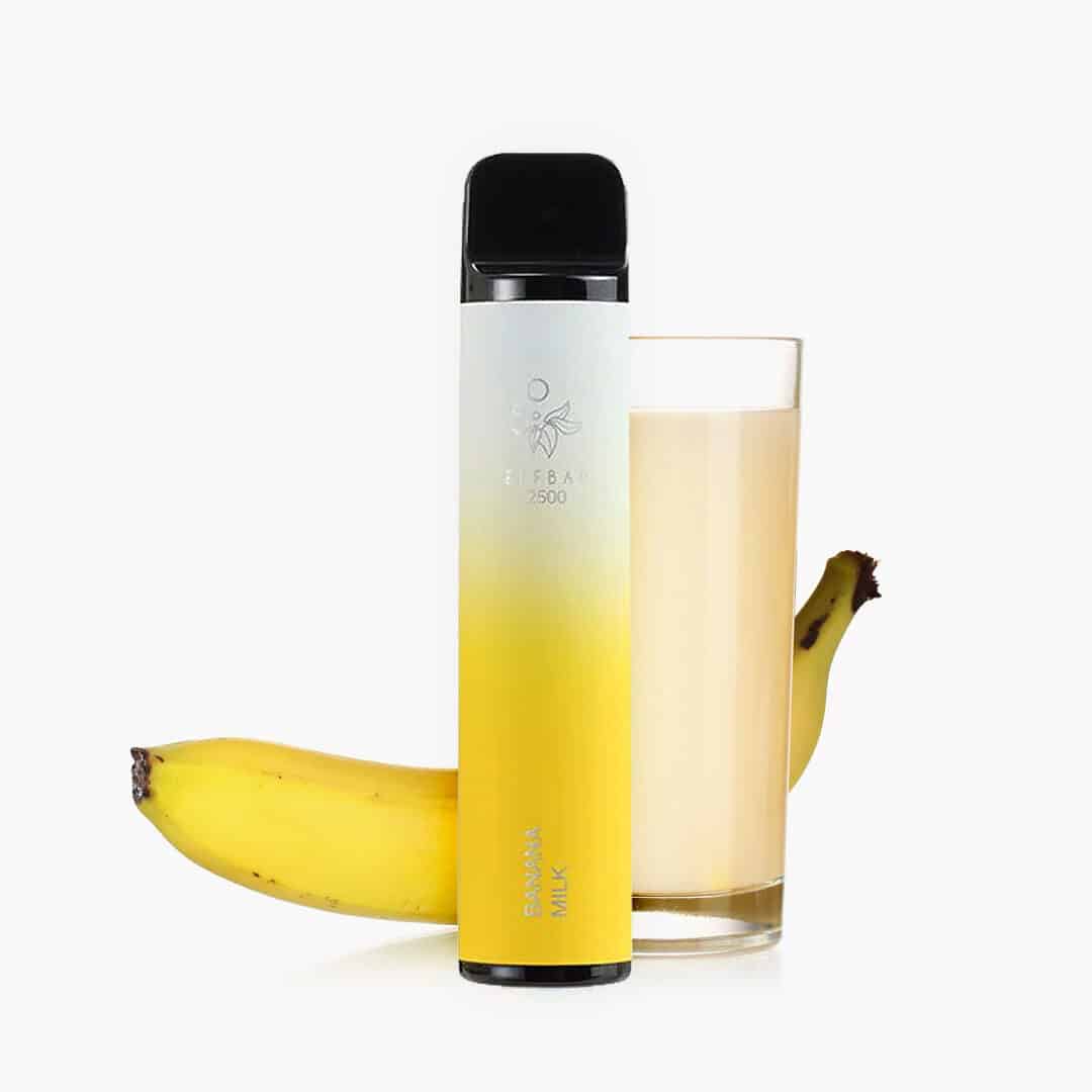 elf bar  banana milk bananen milch shake