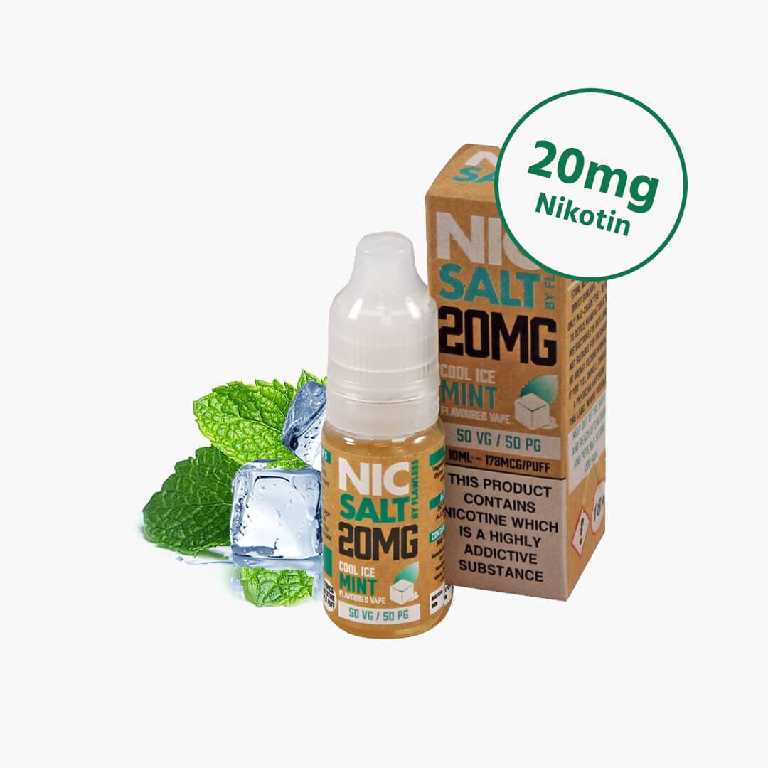 flawless cool ice mint sel de nicotine liquide mg