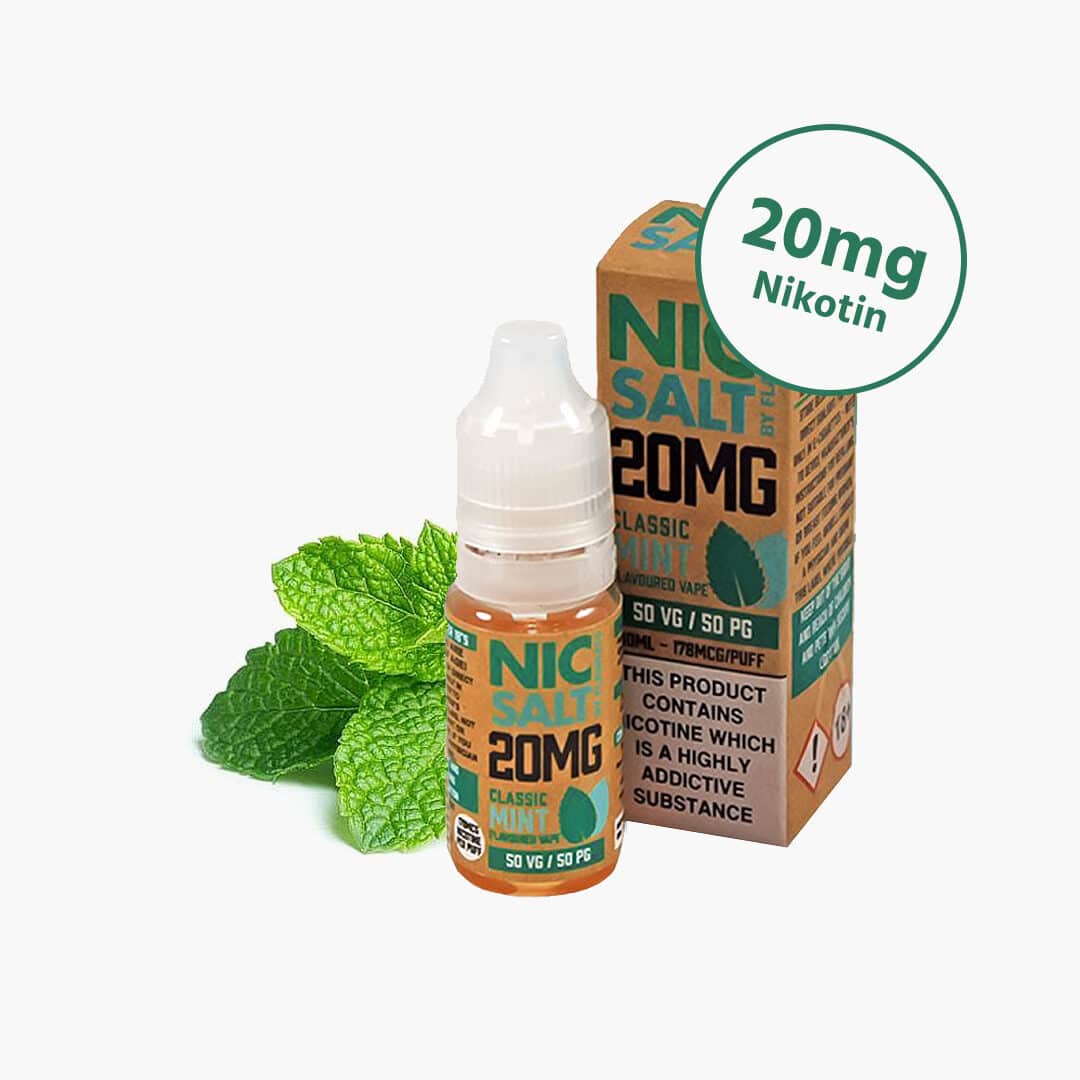 flawless peppermint sel de nicotine liquide mg