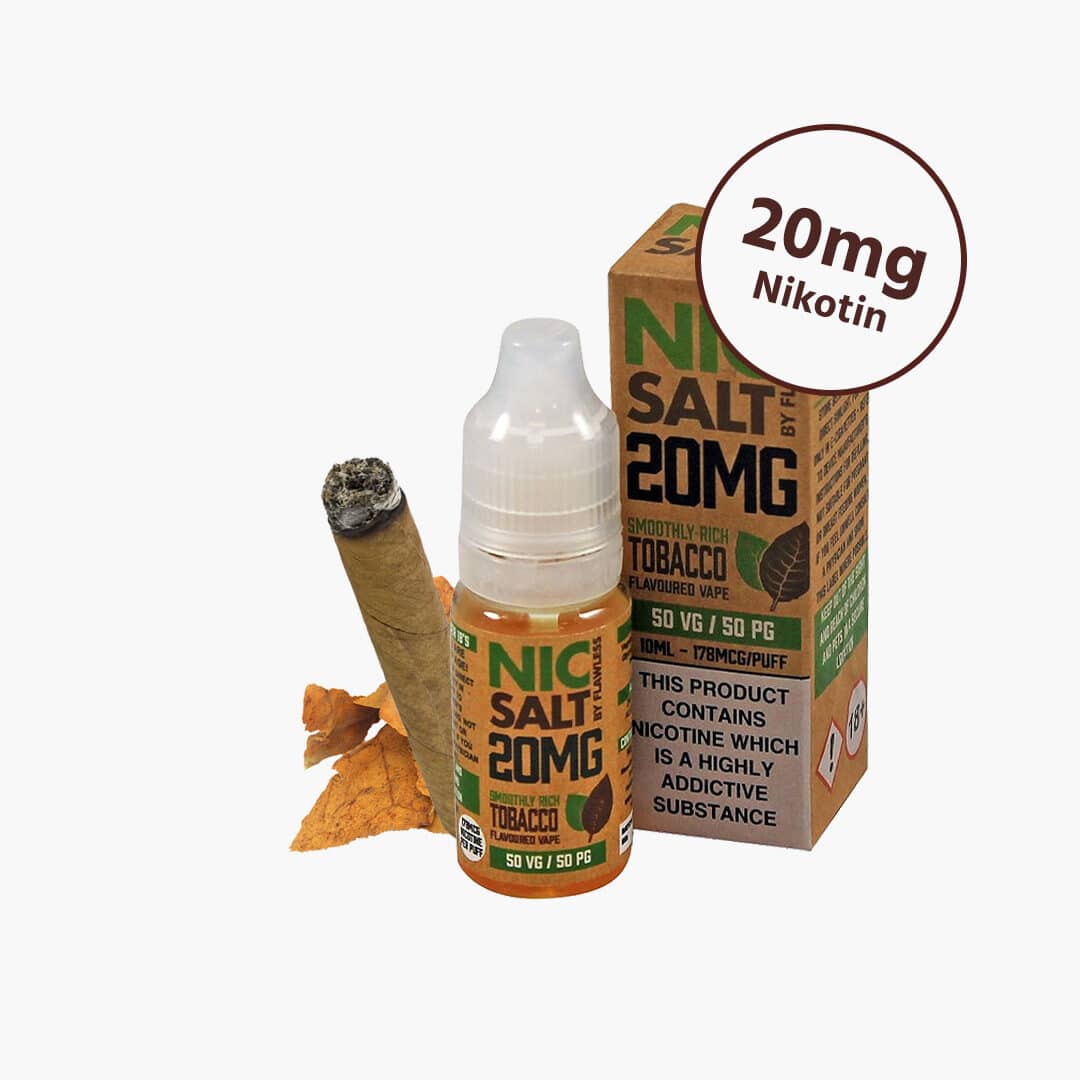 flawless smoothly rich tabacco nikotinsalz liquid mg