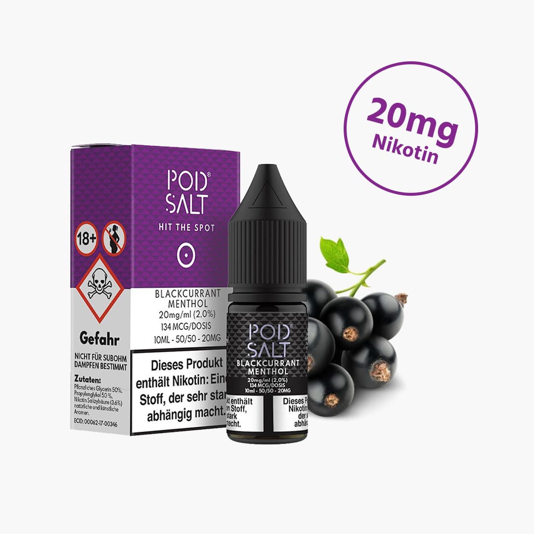 pod salt blackcurrant nikotinsalz liquid mg