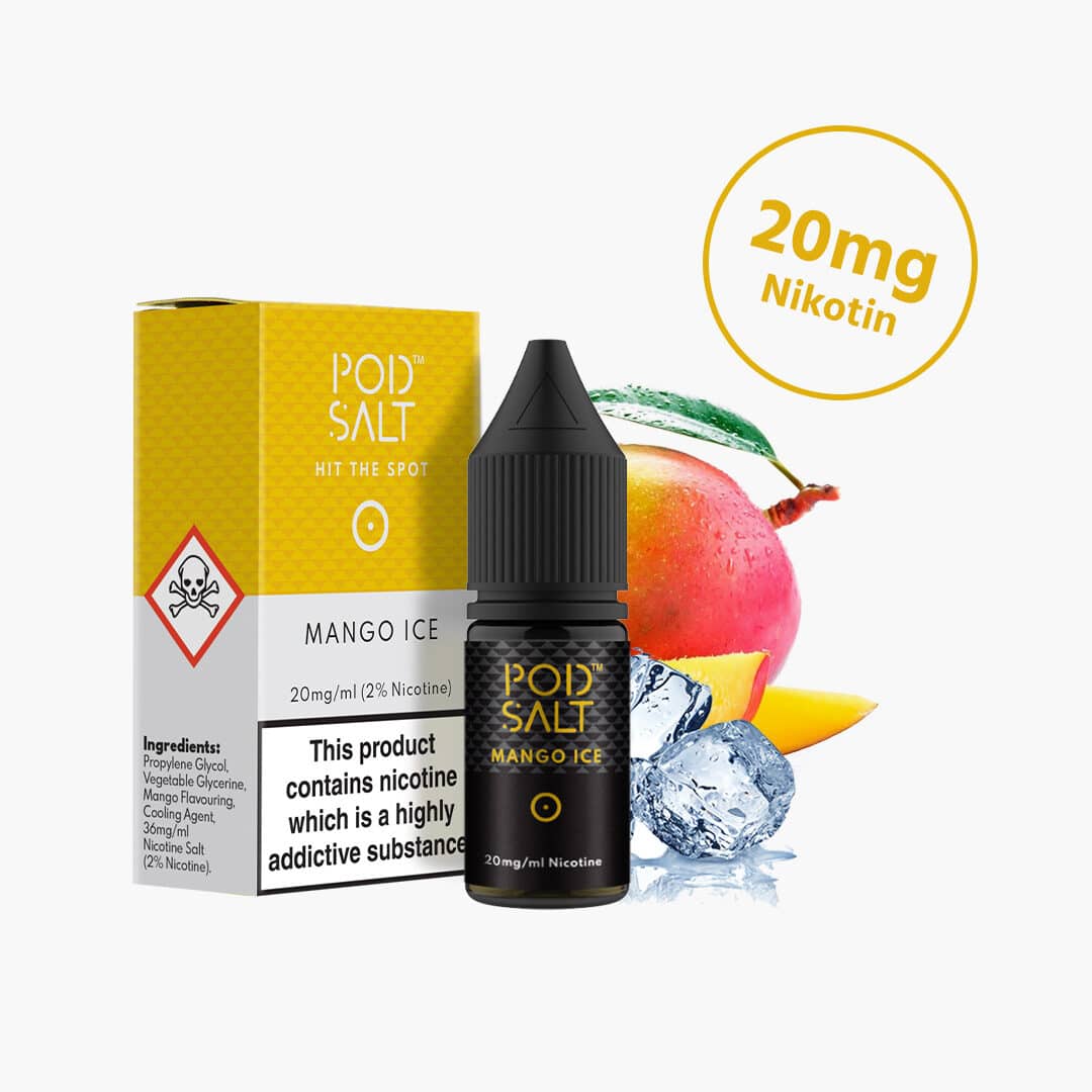 pod salt mango ice nikotinsalz liquid mg