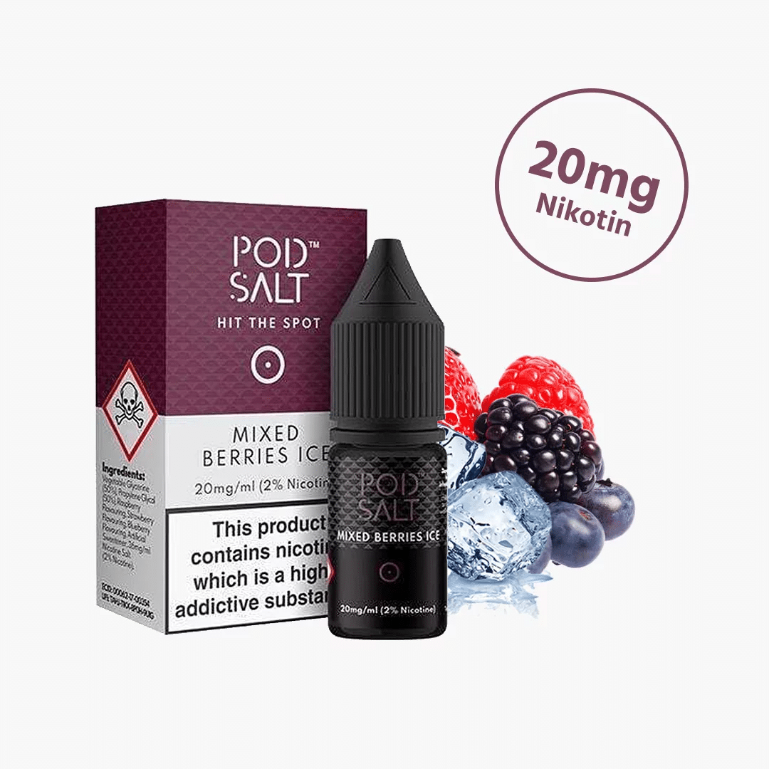 pod salt mixed berries ice sel de nicotine liquide mg