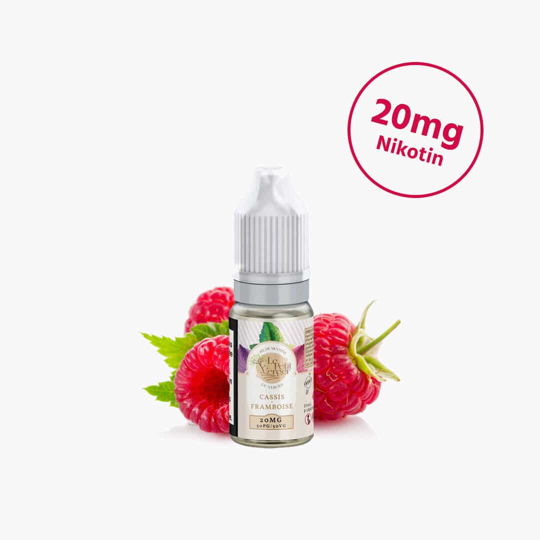 savourea le petit verger cassis framboise nicotine salt liquid mg