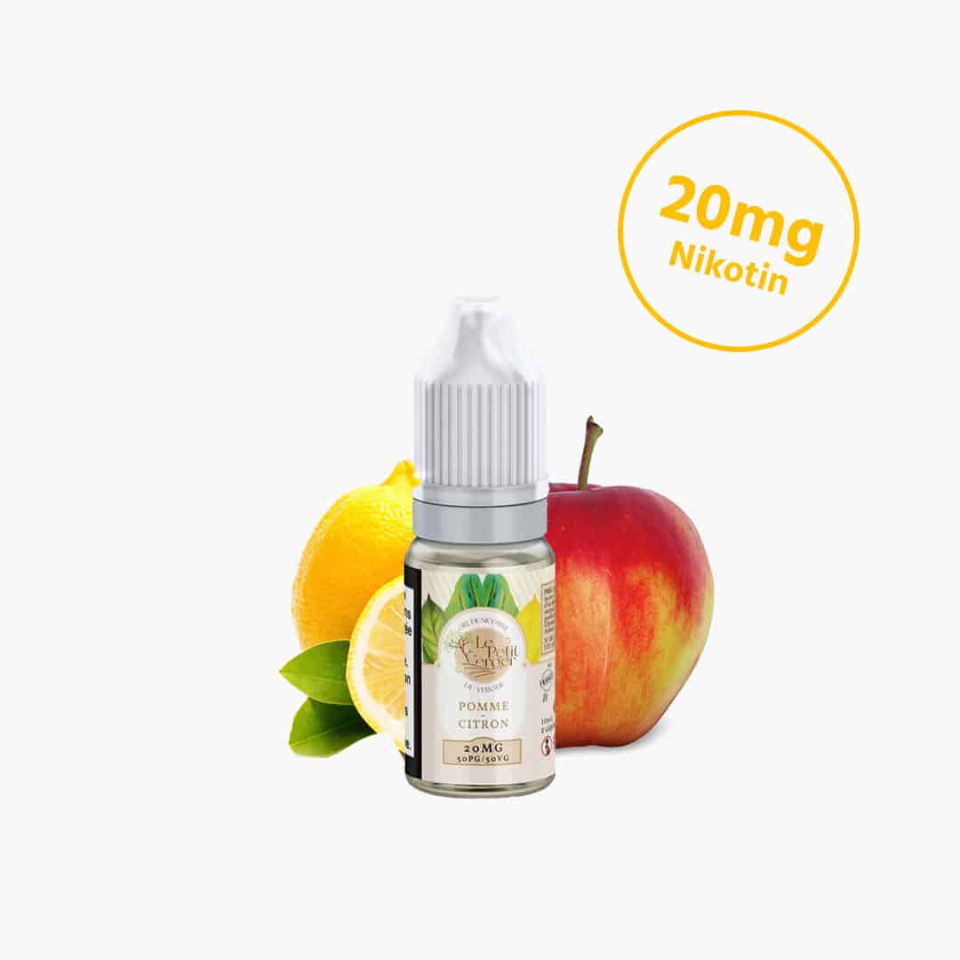 savourea le petit verger pomme citron sel de nicotine liquide mg