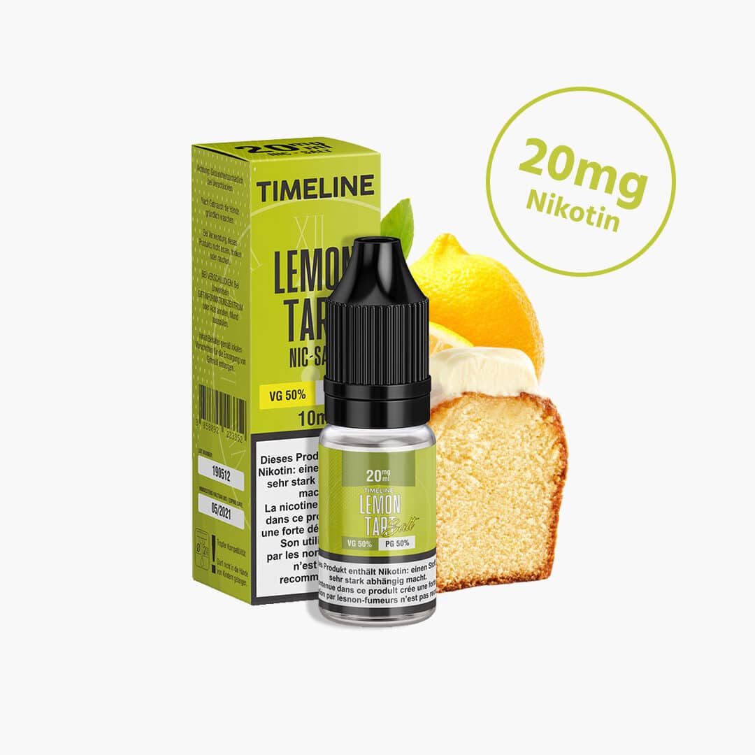 timeline lemon tart nicotine salt mg