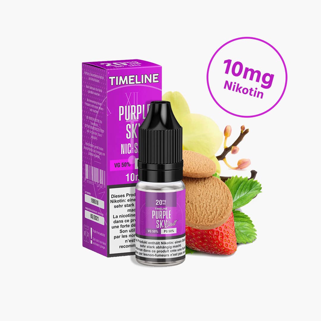 timeline purple sky nikotin salz liquid mg