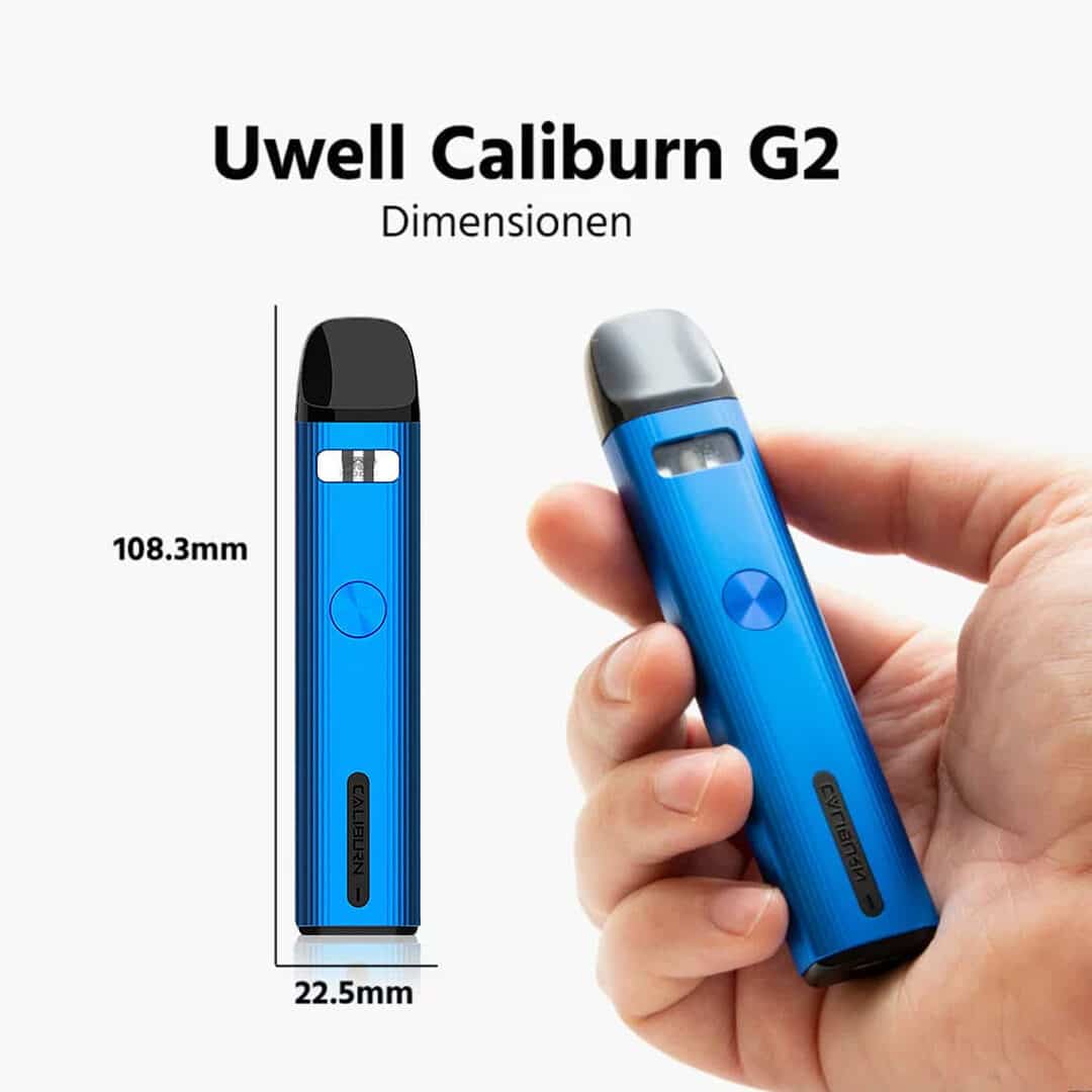 uwell caliburn g pod set ultramarin blue groesse