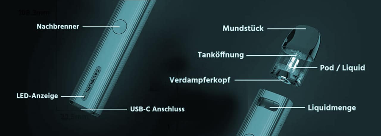 caliburn g inbetriebnahme