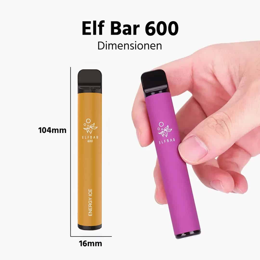 elf bar energy ice boisson énergisante glace sans nicotine taille