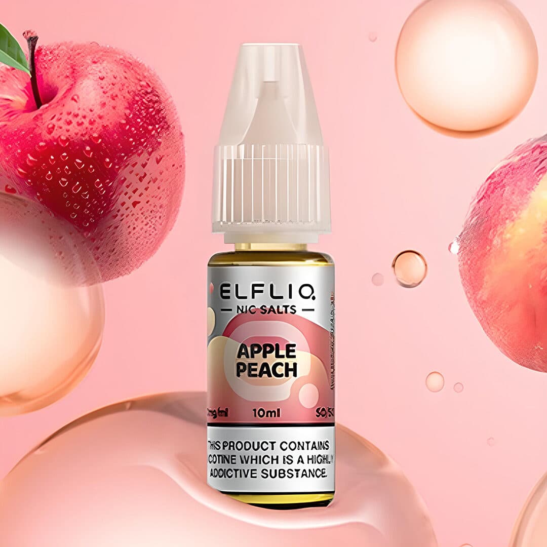 elf bar elfliq apple peach nikotinsalz liquid emotion