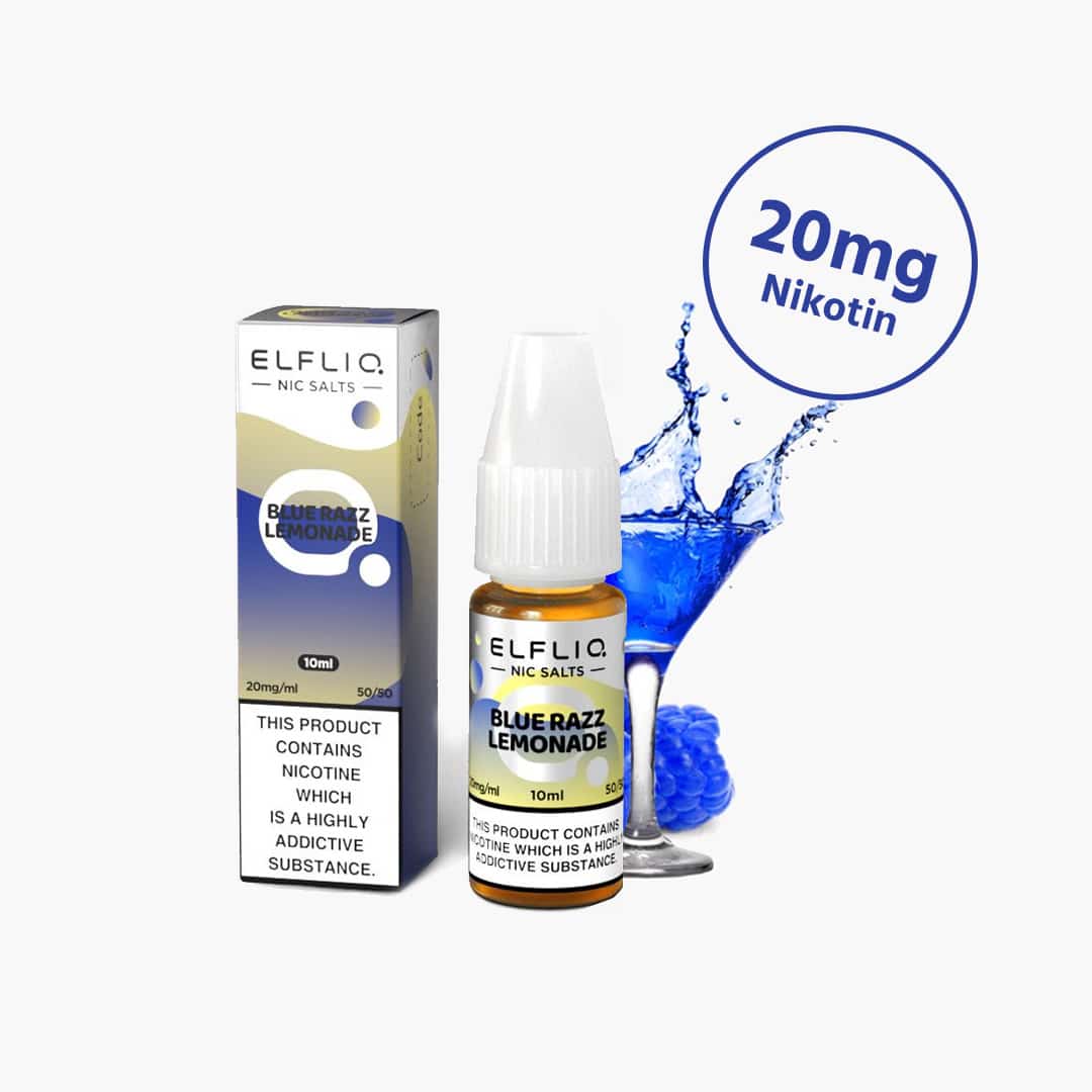 elf bar elfliq blue razz lemonade nikotinsalz liquid mg