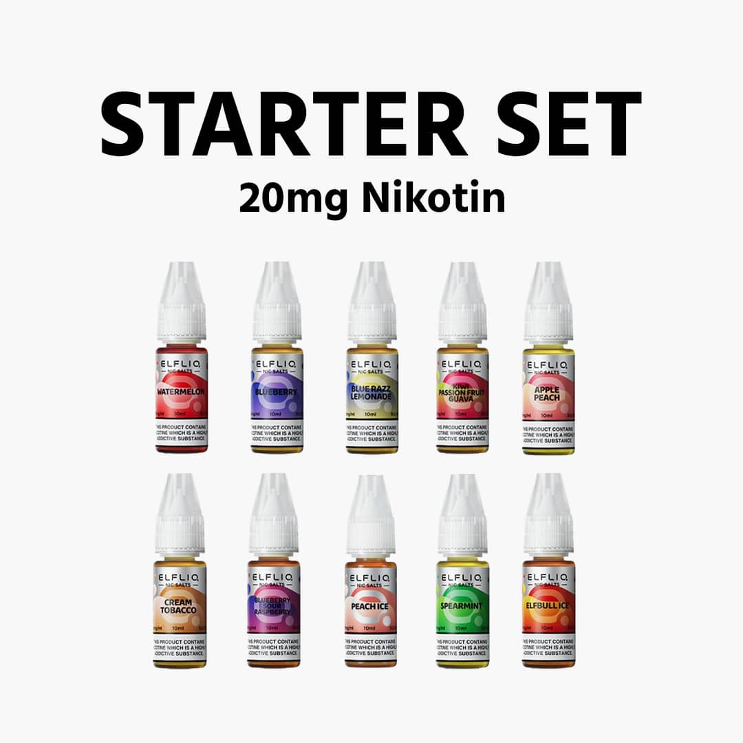 elfliq starter set 20mg elf bar liquid alle 12 sorten