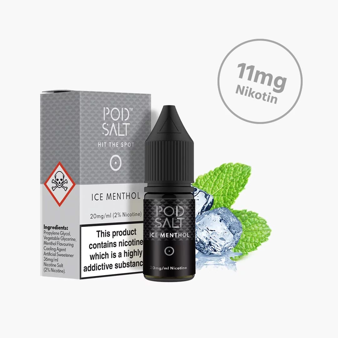 pod salt ice menthol nikotinsalz liquid mg