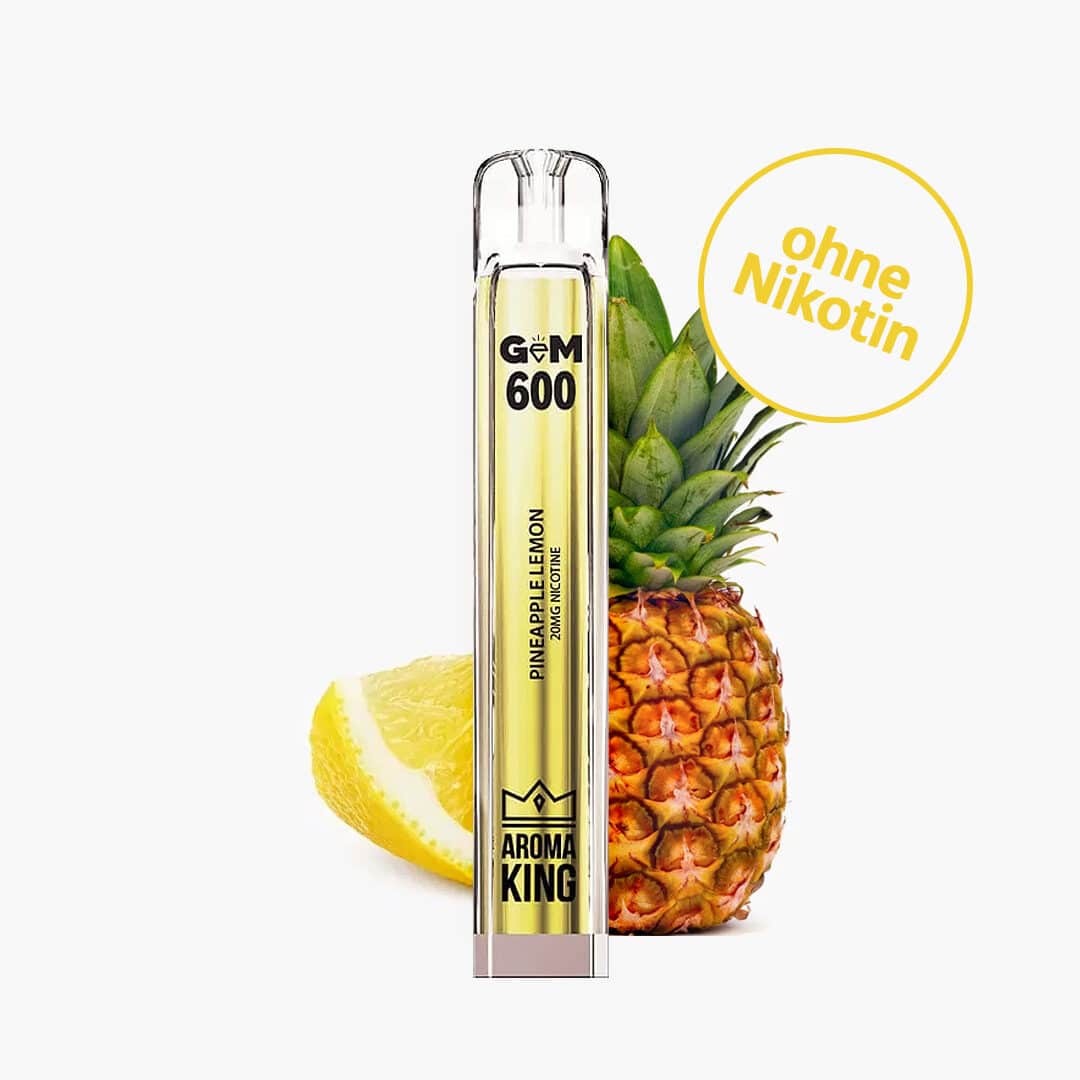 aroma king gem pineapple lemon nicotine free mg