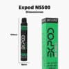 expod ns mint tobacco tabak minze dimensionen