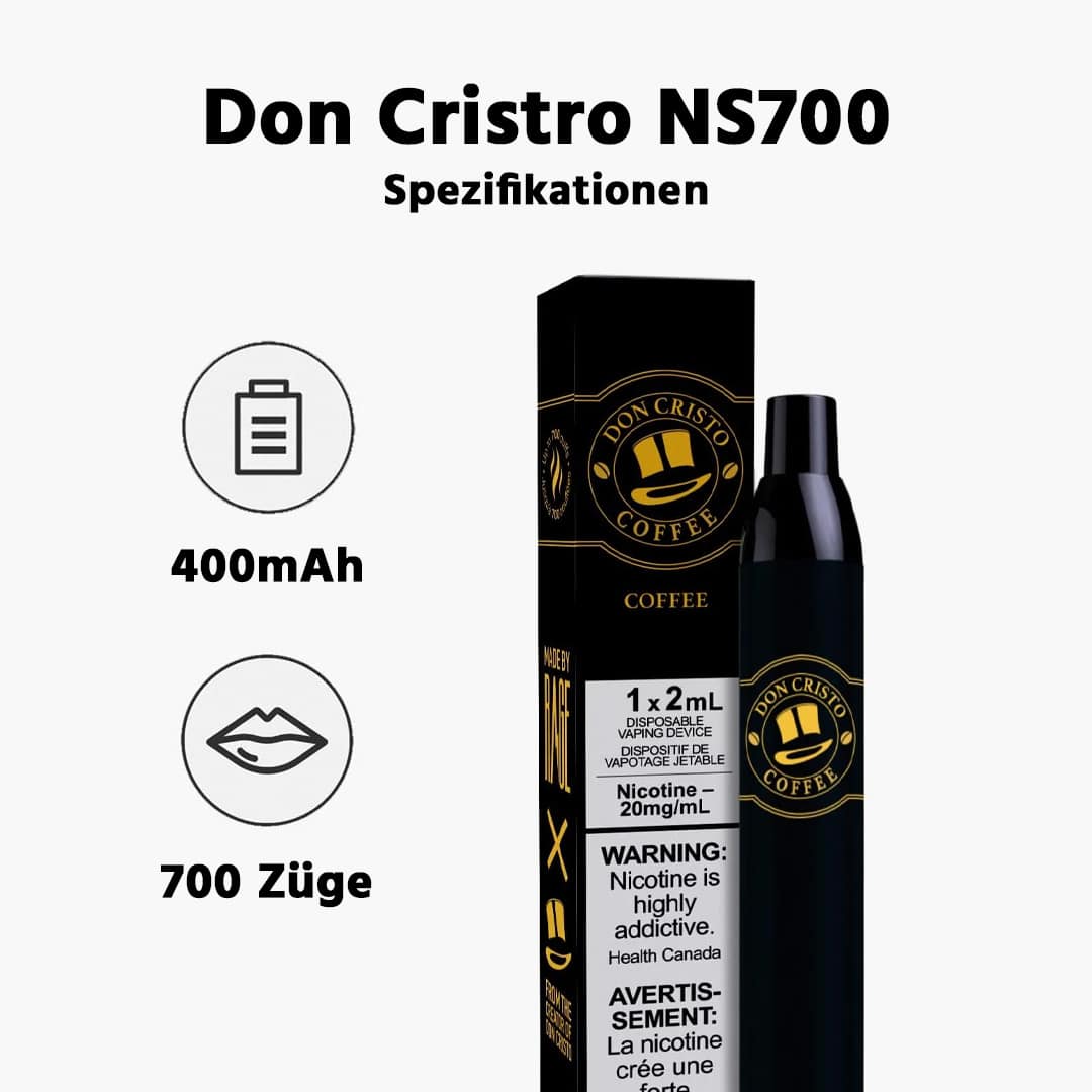 pgvg labs don cristro ns coffee zigarre kaffee spezifikationen