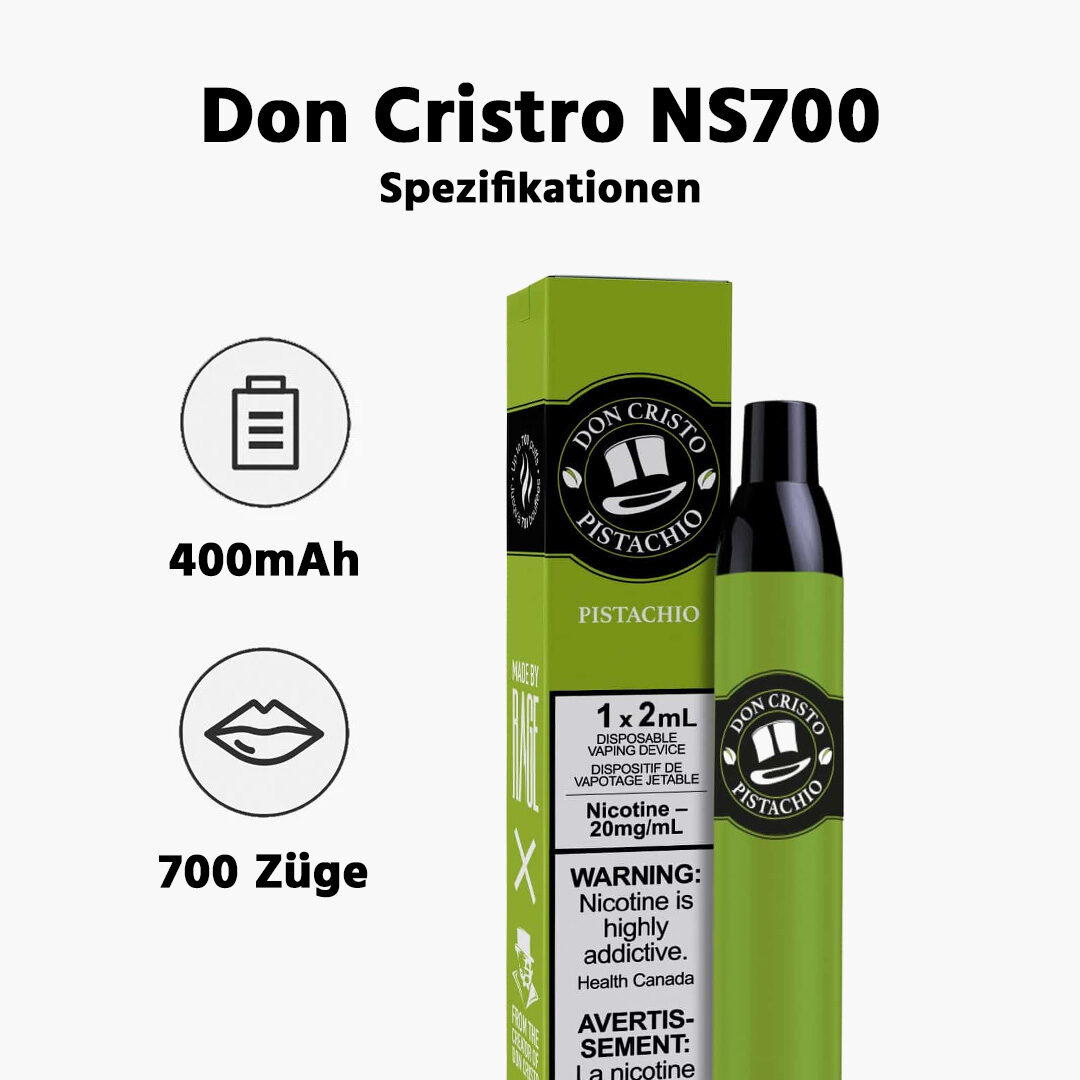 pgvg labs don cristro ns pistachio zigarre pistazie spezifikationen