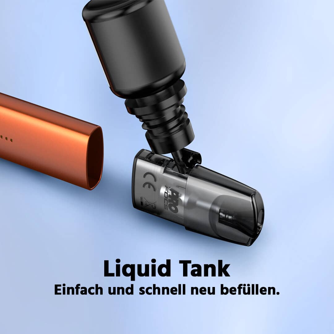 uwell Cravat pod set blau befuellen