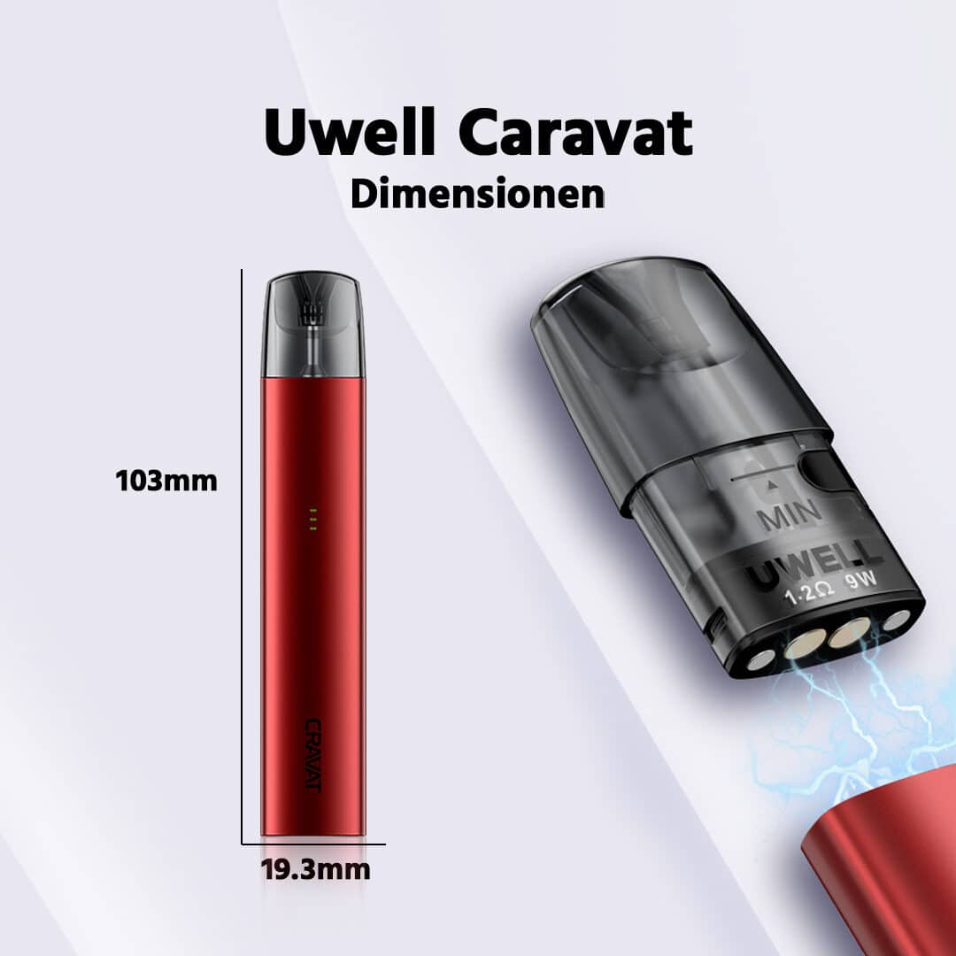 uwell Cravat pod set rot groesse