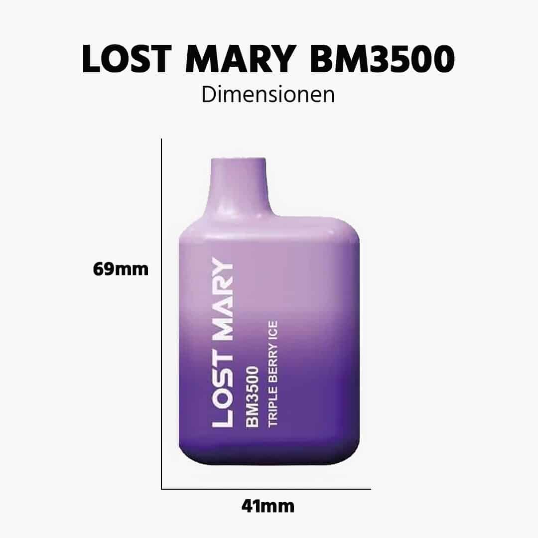 lost mary bm3500 triple berry ice beeren mix groesse