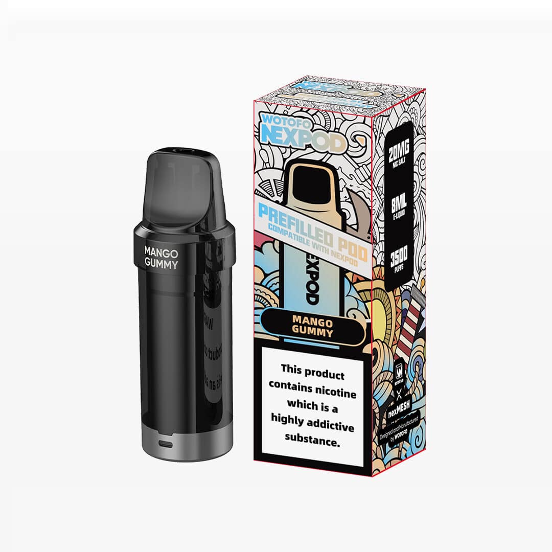 wotofo nexpod kartuschen mango gummi verpackung