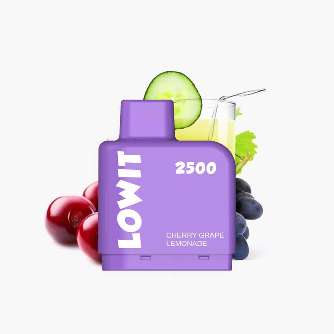 elfbar lowit kartuschen cherry grape lemonade 1 pod