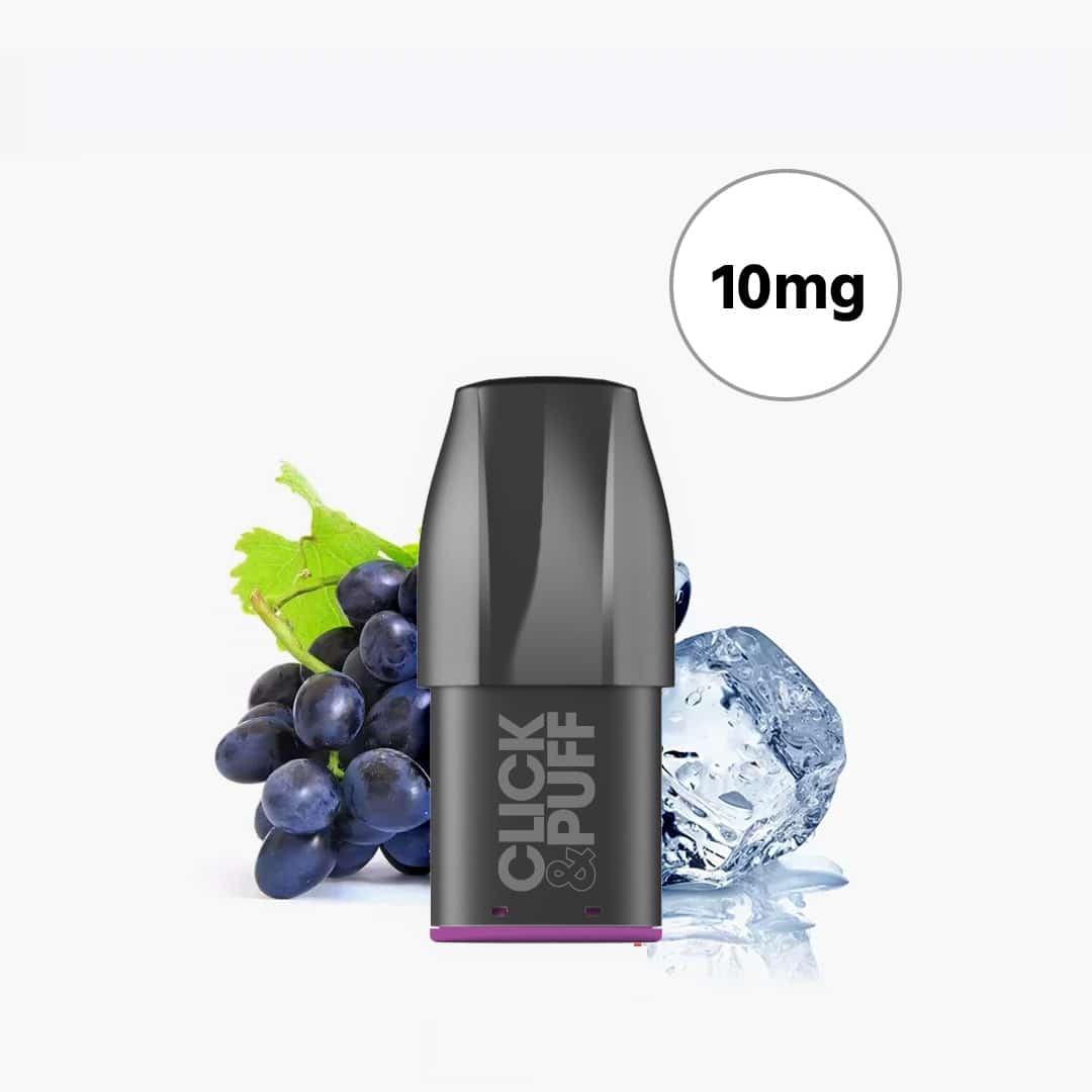 x bar click puff ice grape kartuschen 1 pod 10mg