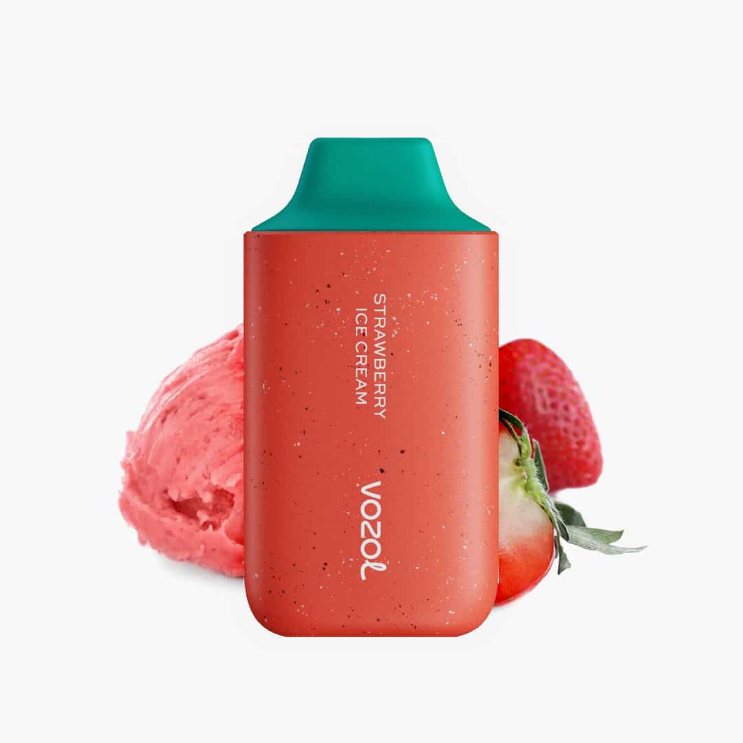 vozol star 6000 strawberry ice cream erdbeer eis