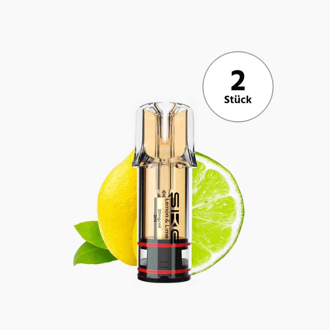 crystal plus pods lemon lime zitronen limette 2 ex