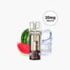 SKE Crystal Pod Wassermelone Ice 20 mg Nikotin, Pod-Kartusche vor Wassermelone und Eiswürfeln